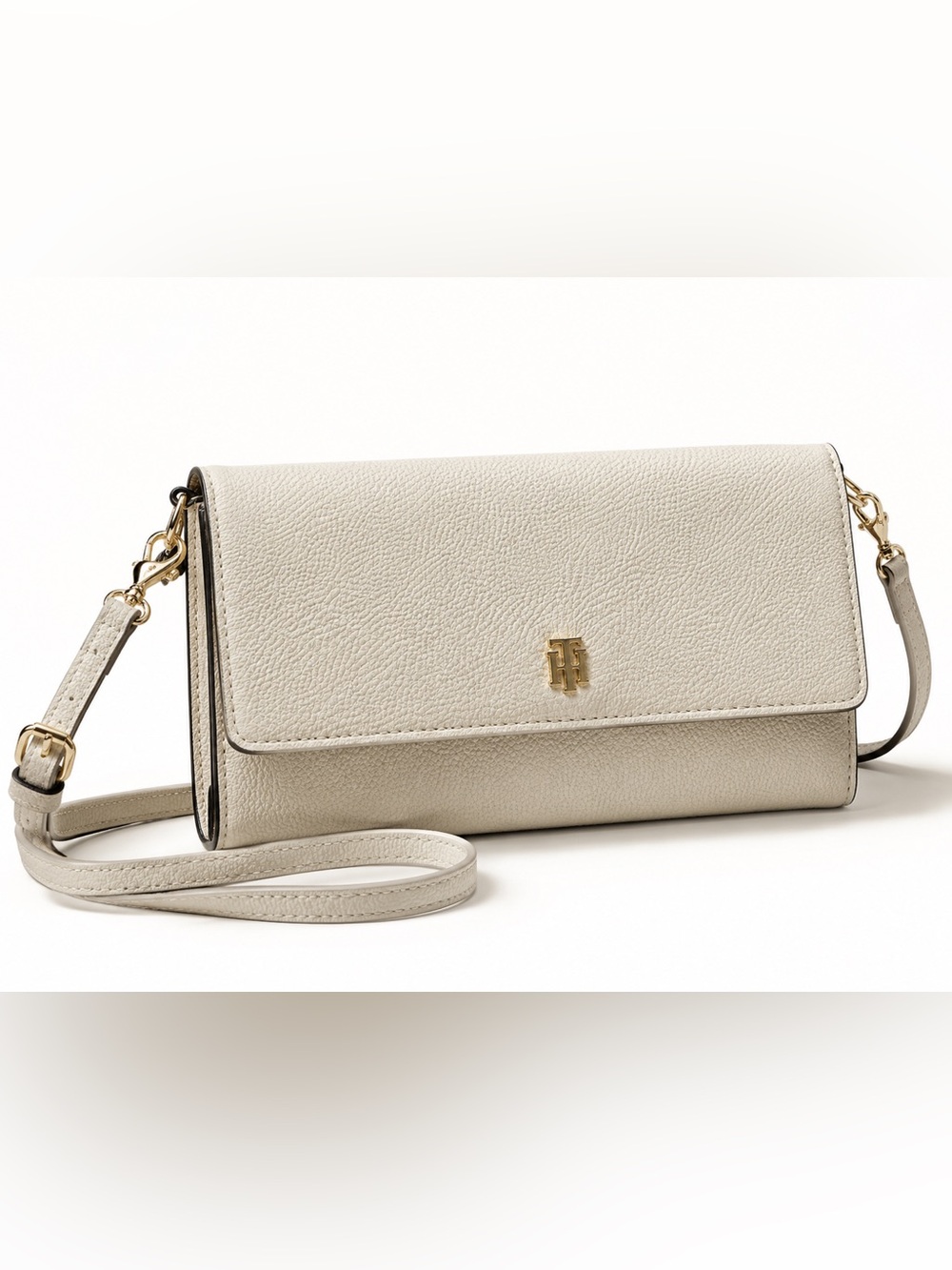 Tommy Hilfiger Wallet on Strap / Crossbody – Ivory